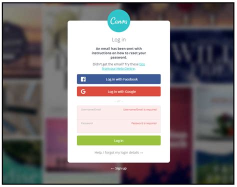 canva online log in.